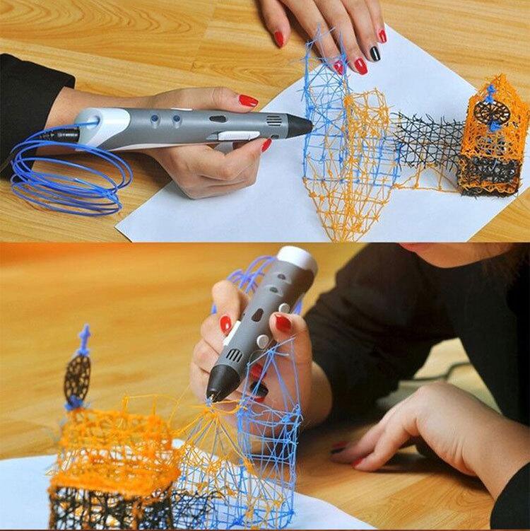 3D Printing Pen for Kids - Stereoscopic Painting Graffiti DIY Educational Toy
