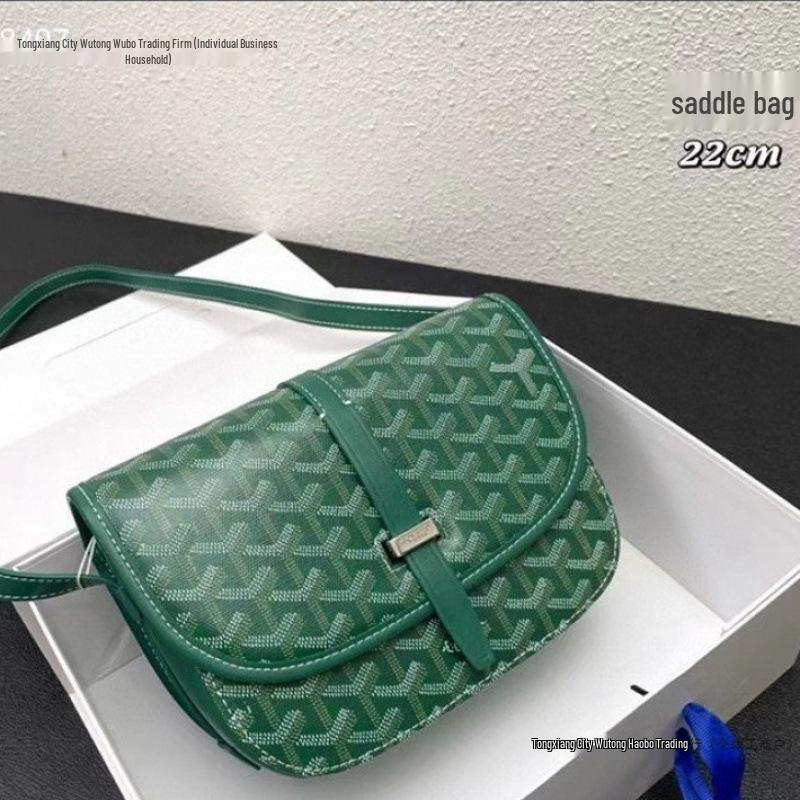 Fashionable Unisex Printed Crossbody Flap Bag In Black, Grey, Red