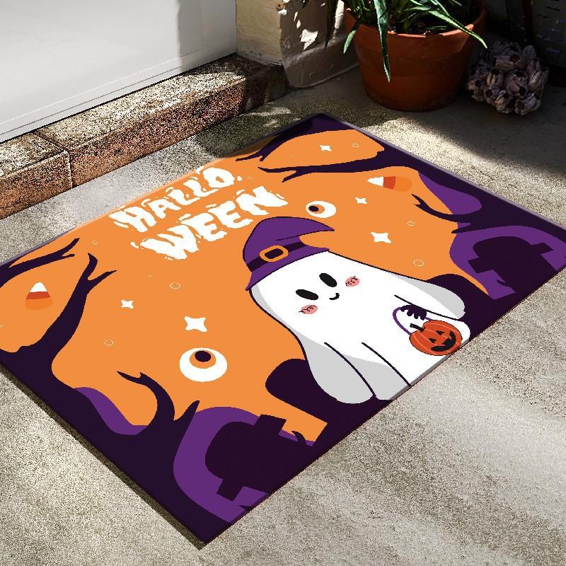 Halloween Decoration Floor Mat Home Long Carpet Entry Door Mat Living Room Bedroom Sofa Coffee Table Blanket
