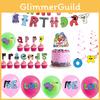 Colorful Balloon Pull Flag Set Alphabet Lore Birthday Party Home Supplies