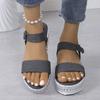 Mode Damenmode Klobige Plateausandalen 2025 Sommer Dicke Sohle Eva Clogs Gartenschuhe für Damen Outdoor Rutschfest Badeschuhe