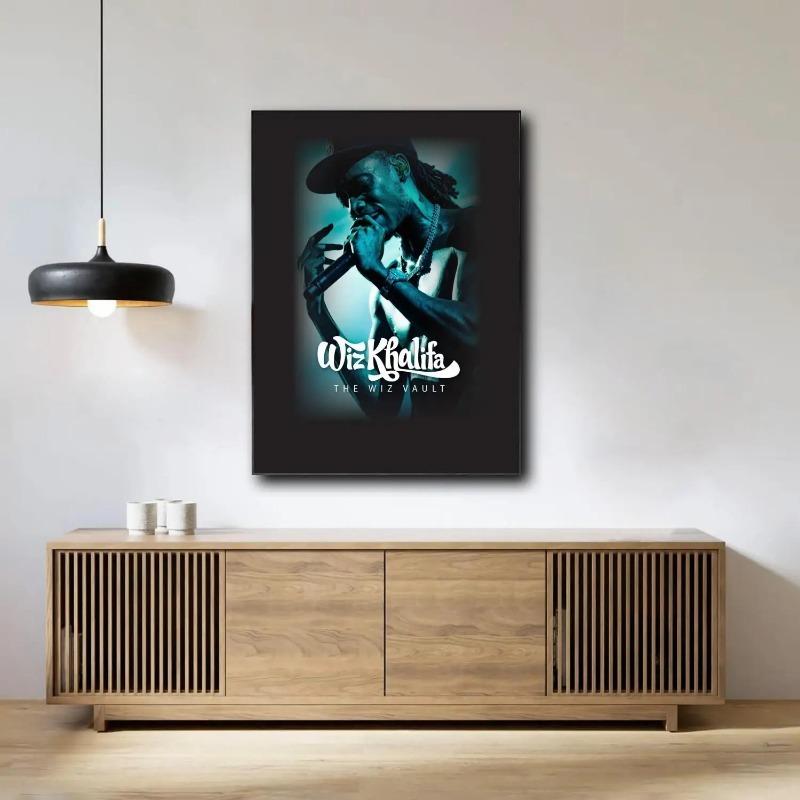 Dekoration Kunstposter Wandkunst Wiz Khalifa Personalisiertes Geschenk Modernes Familien Schlafzimmer Dekor Leinwandmalerei