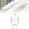 Windproof Hanging Shoe Rack For Balcony Adjustable Rotating Plastic Hanger