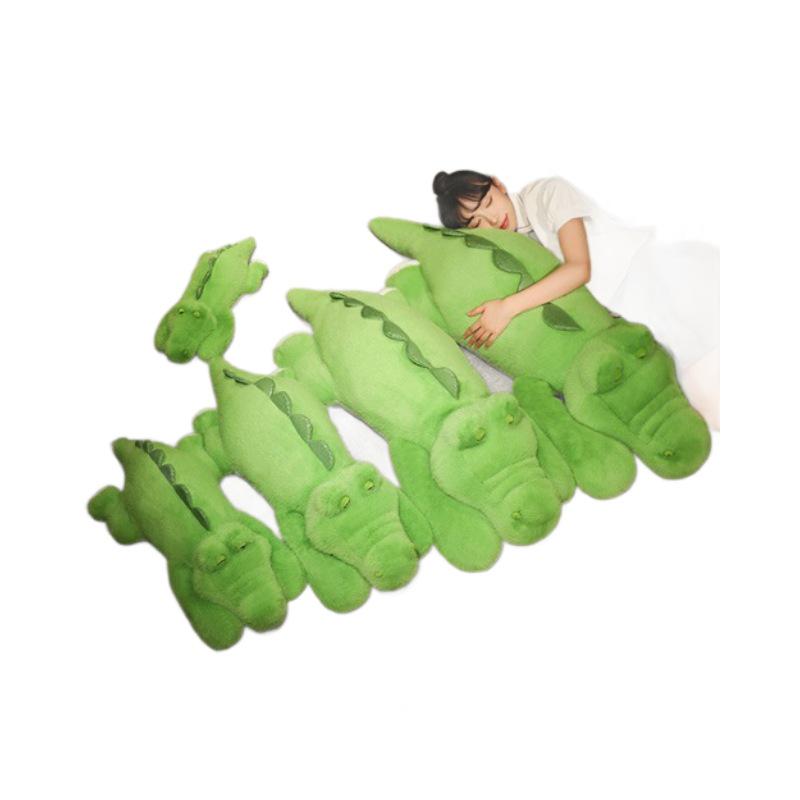 Cute Crocodile Plush Sleep Pillow for Girls - Adorable Sleeping Companion and Gift