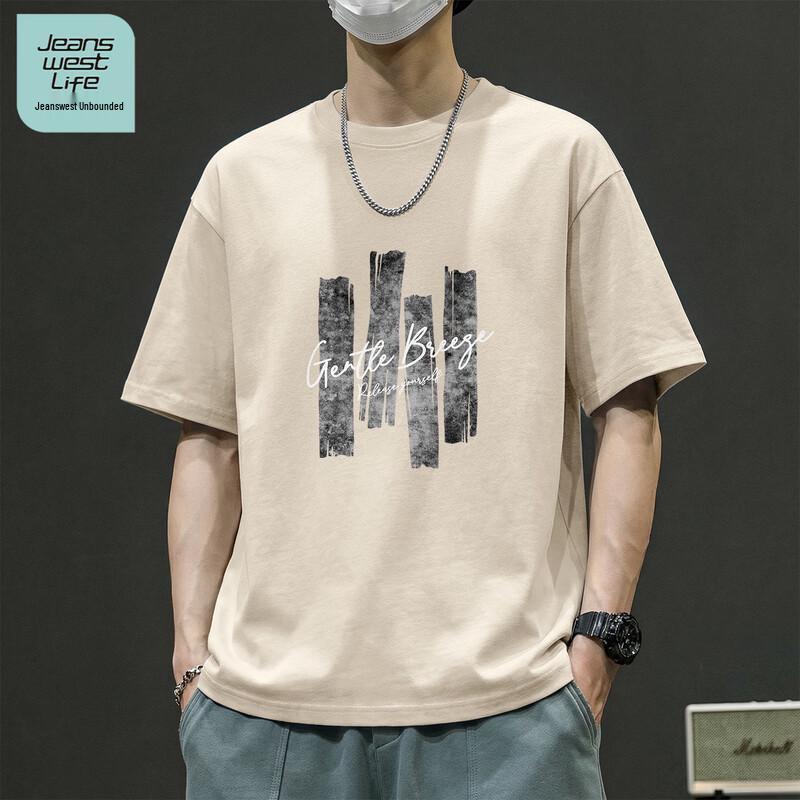 JEANSWEST LIFE Men s Cotton Short Sleeve T-Shirt 3XL