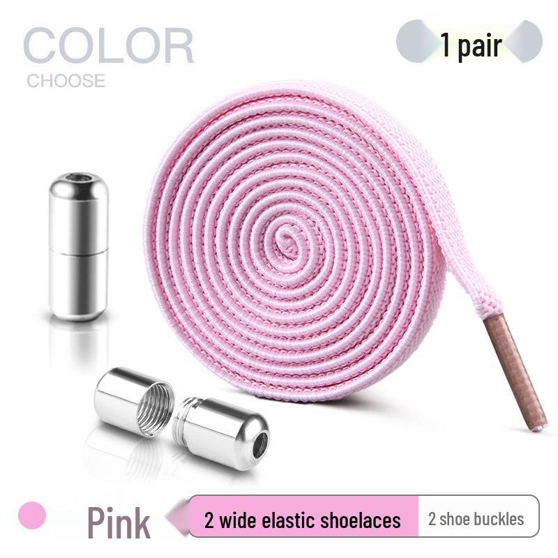 Elastic No-Tie Shoelace Buckle for Men, Women, and Kids