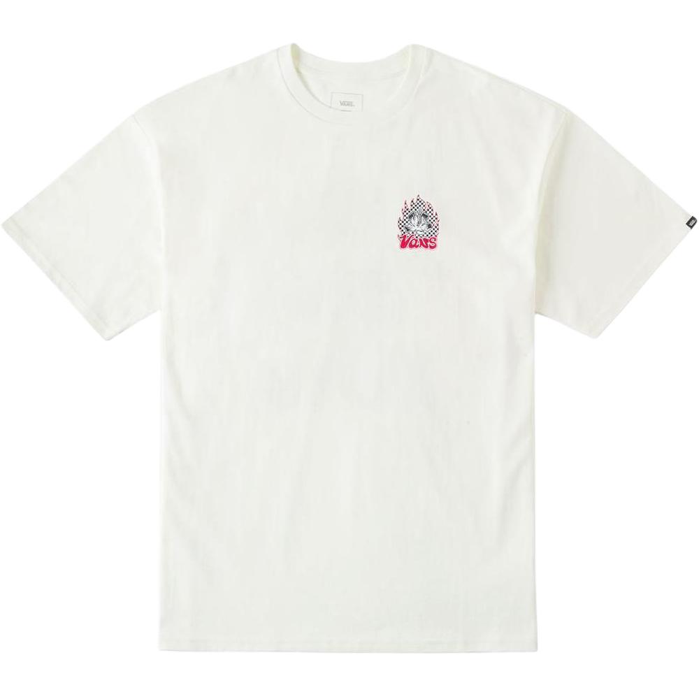 

Vans Футболка с круглым вырезом и короткими рукавами с принтом Топы унисекс Off-White VN000GSUFS8 L