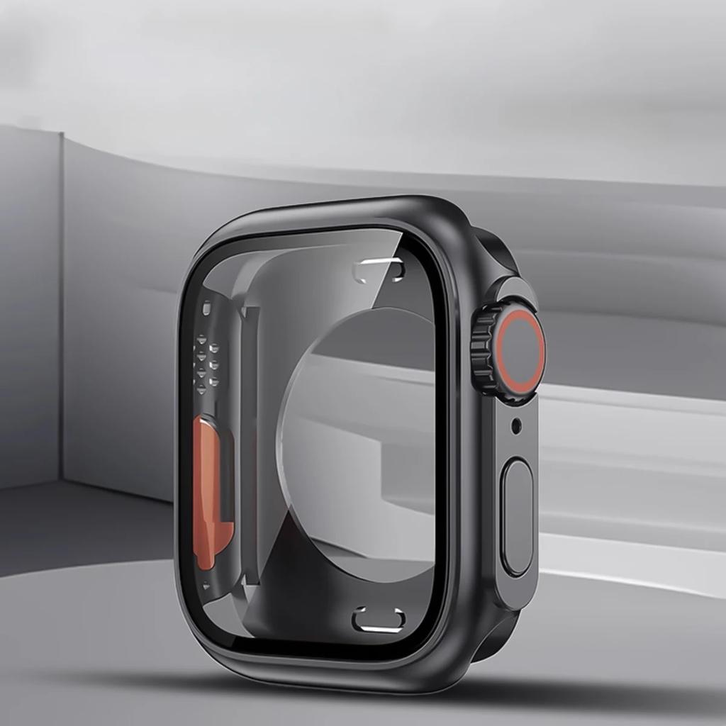 Case+Silicone Strap For Apple Watch S11 S10 46mm Change to Ultra PC Cover For iWatch Series 9 8 7 45mm Series 6 5 4 SE3 44mm