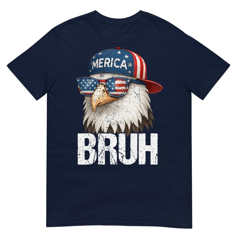 Bruh Fourth 4th Of July Eagle American Patriotic Unisex Boys Tshirt S
