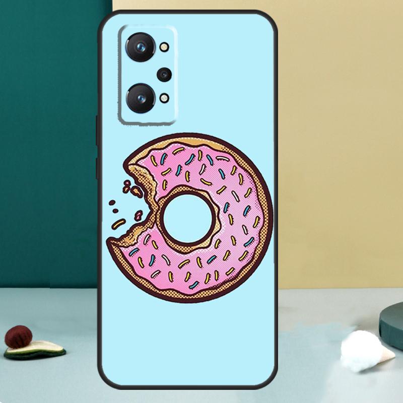 Pizza Sushi Food Donuts For Realme 14 13 Pro Plus 10 11 12 GT 5 6 6T GT7 Pro C61 C55 C53 C51 C21Y C25S C75 C67 Case