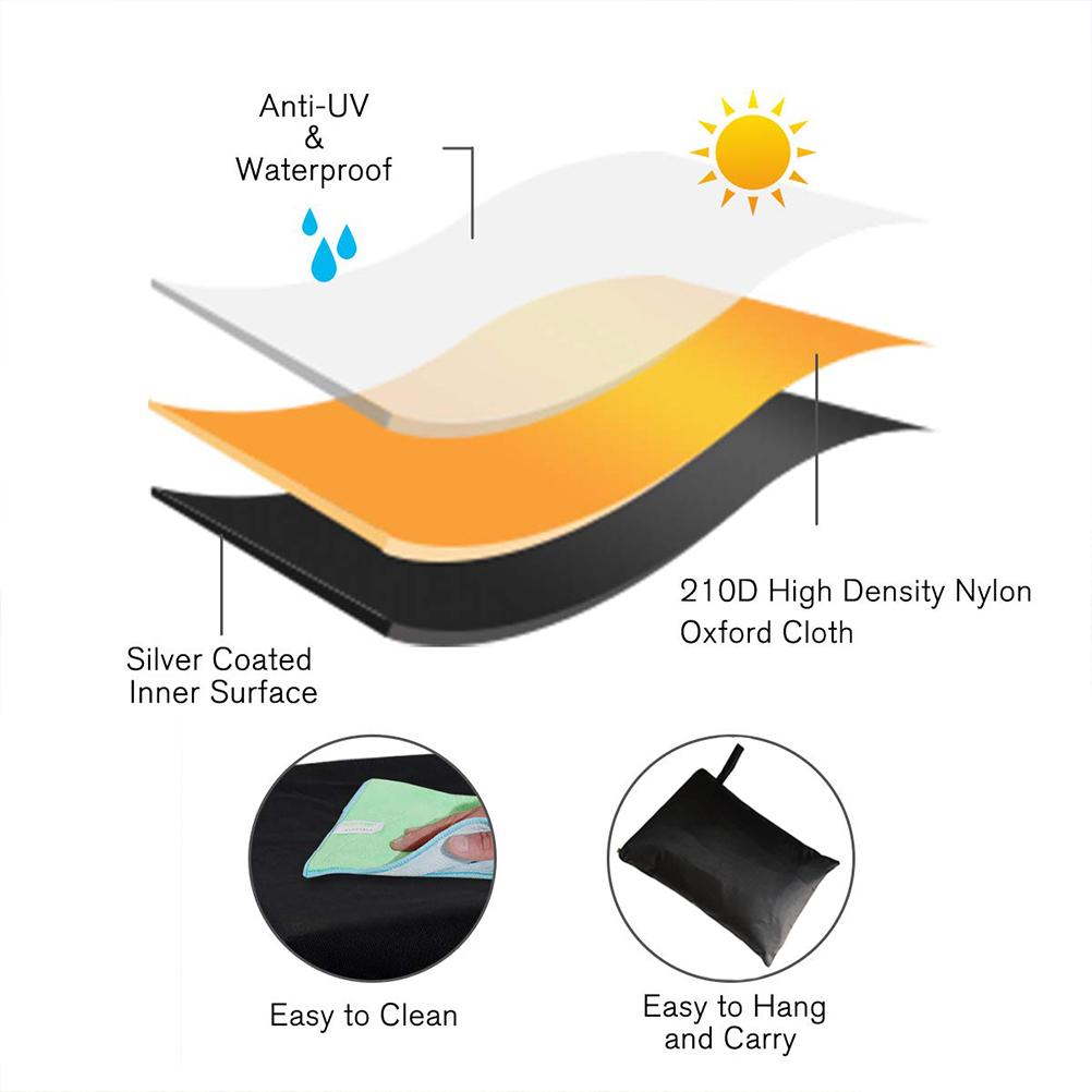 Outdoors Lawn Mower Cover Tractor Cover Riding Lawn Mower Cover with Drawstring and Storage Bag