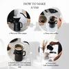 1-2 Cups Ceramic Coffee Dripper Pour Over Coffee Maker Set for V60 Coffee Filter Hand Brew Espresso Pot Coffeeware Teaware