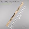 Individually Wrapped Biodegradable Black Straws for Hot Drinks - Thick & Thin, PLA, 2000 pcs.