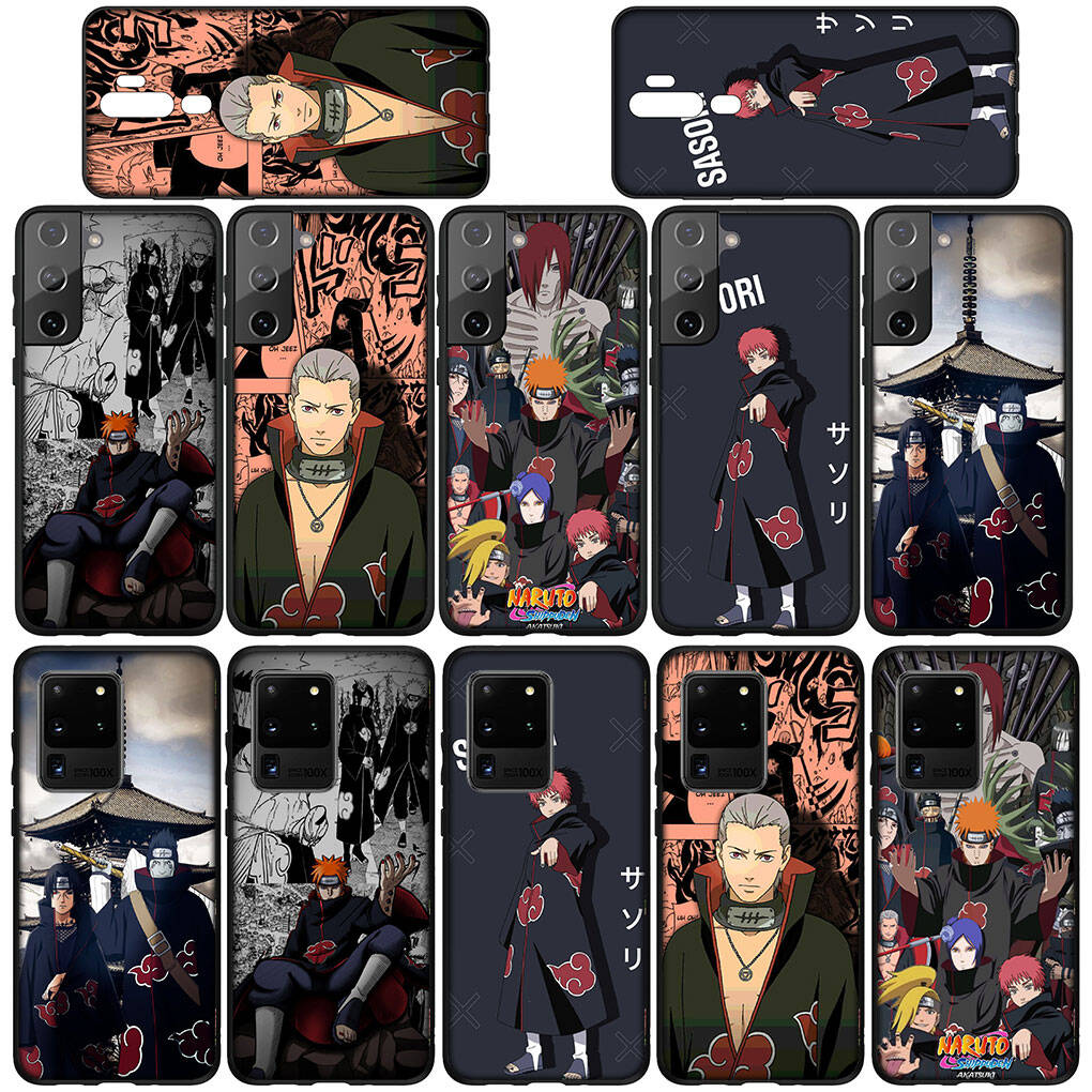 Case for iPhone 17 15 16 Plus Xiaomi Poco X7 X6 F8 F7 M8 C85 C75 C71 Redmi Note 14 12 11 13 Pro Max A4 14C 13C 15C Narutos Sasori Coque Akatsuki Cover