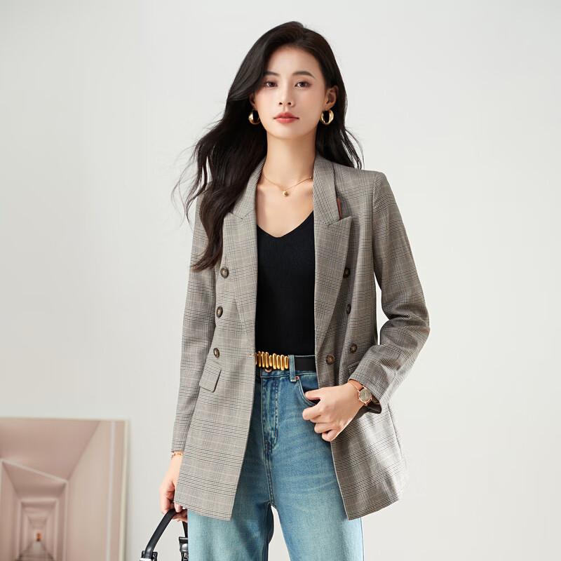 

Iveni Women s Vintage Blazer-Style Jacket S