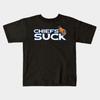 Boys Girls Soft Cotton Graphic Tees Broncos Rivalry Chiefs Suck Breathable Daily School Wear Kids T-Shirts