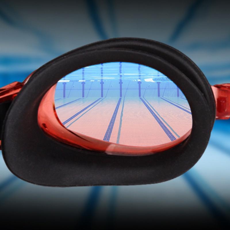 0 Až -9.0 Dospělá Myopie Plavecké Brýle Silikonové Vodotěsné Proti Zamlžování Dioptrické Plavecké Brýle Vlastní Různý Stupeň pro Levé a Pravé Oko