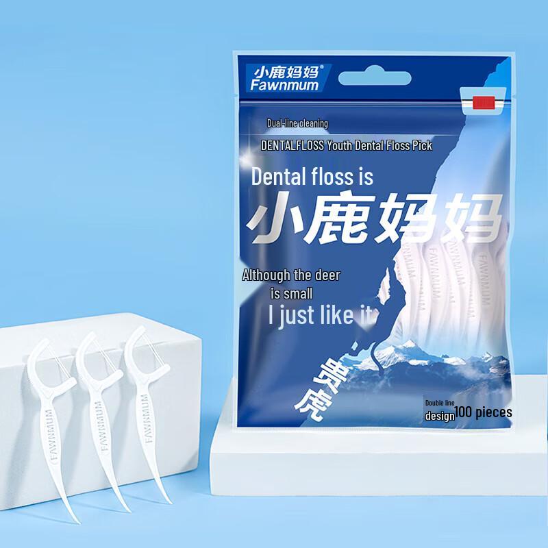 Little Deer Mama Doppelfaden Zahnseide-Picks