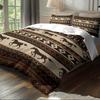 Home Textile Three-Piece Quilt Cover Horse 3D Digital Printing Kit Horse Thickened Abraded Cloth Pillowcase Quilt Cover