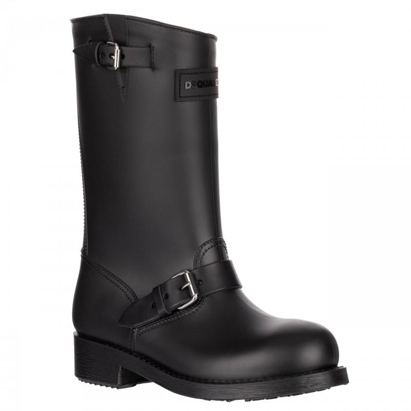 DSQUARED2 luxury women's wellies black -50% - Size: 37