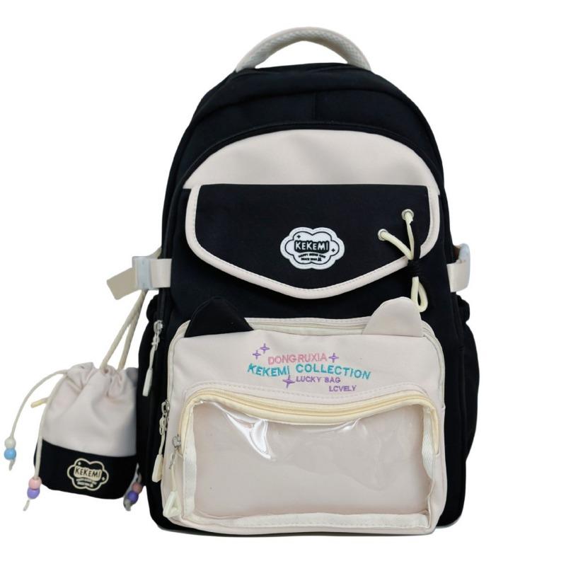 Neuer hochwertiger College-Stil frisches und süßes Mädchen Barstudent Mehrfachfach-Rucksack
