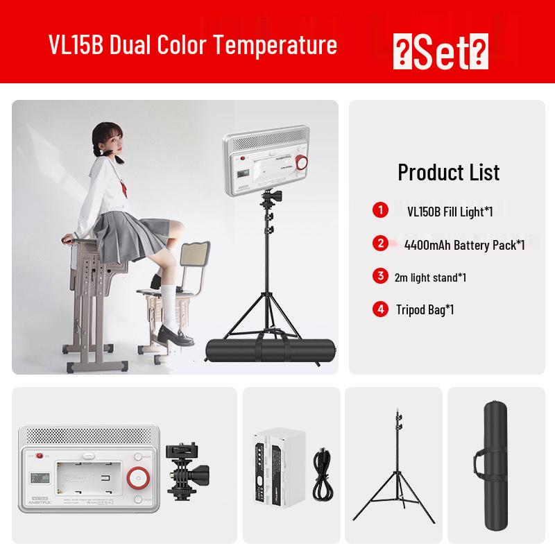 Ambitful VL15 Portable Photography Fill Light for Mobile Phones