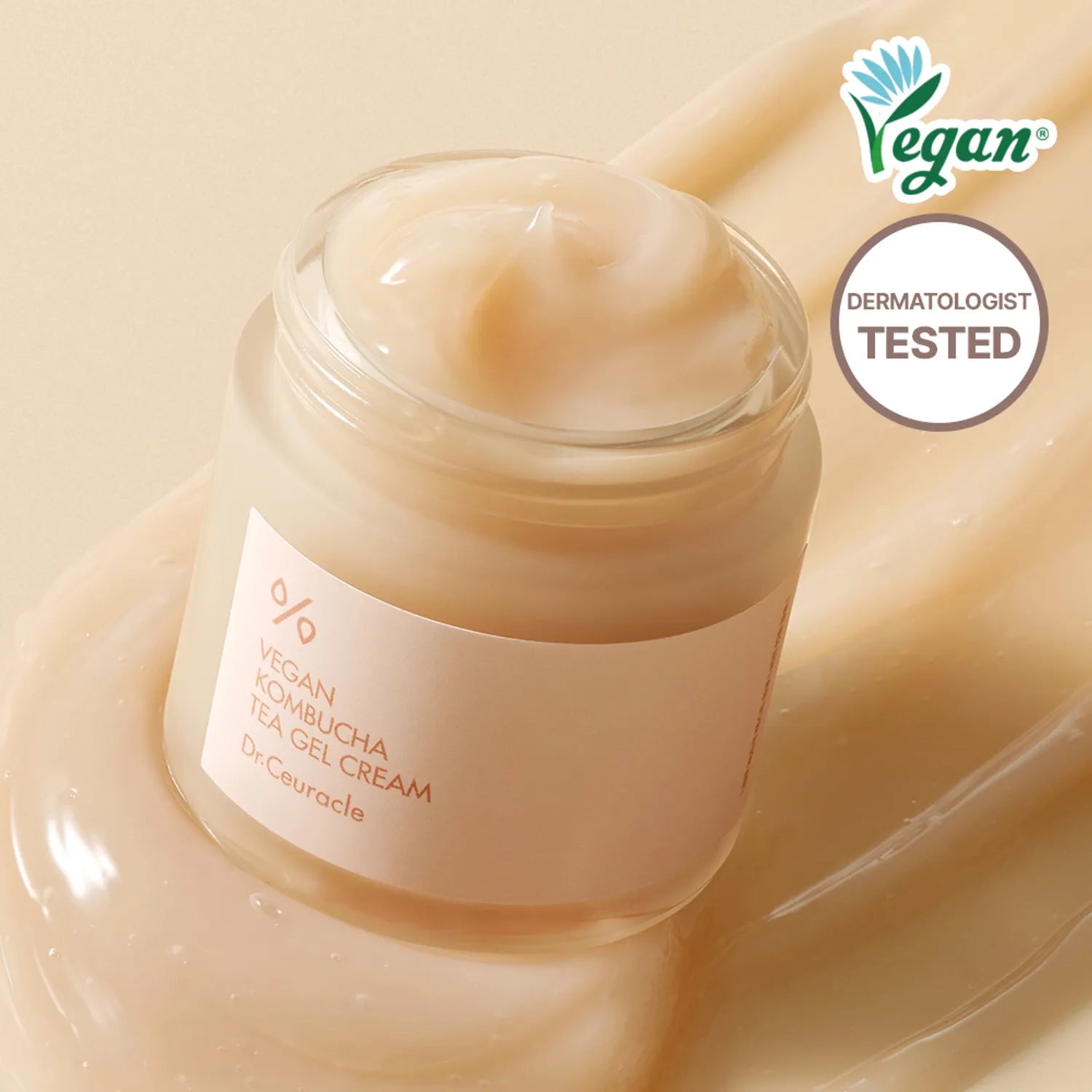 Dr.Ceuracle Vegan Kombucha Tea Gel Cream 75g 75g