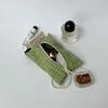 [29EDITION]_Veda Romantic Pouch_Tweed_Mini_Green