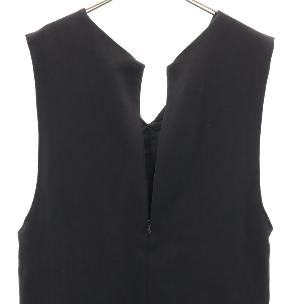 URBAN RESEARCH DOORS Linen Blend V Neck Jumper Skirt M Black One Piece Women Used