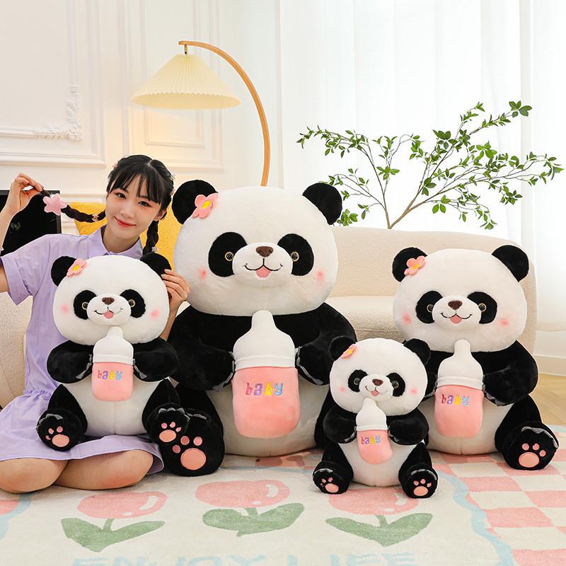 Panda Kuscheltier Geschenk Weiches Stofftier Puppe Mit Niedlichem Design Für Kinderzimmer Dekoration