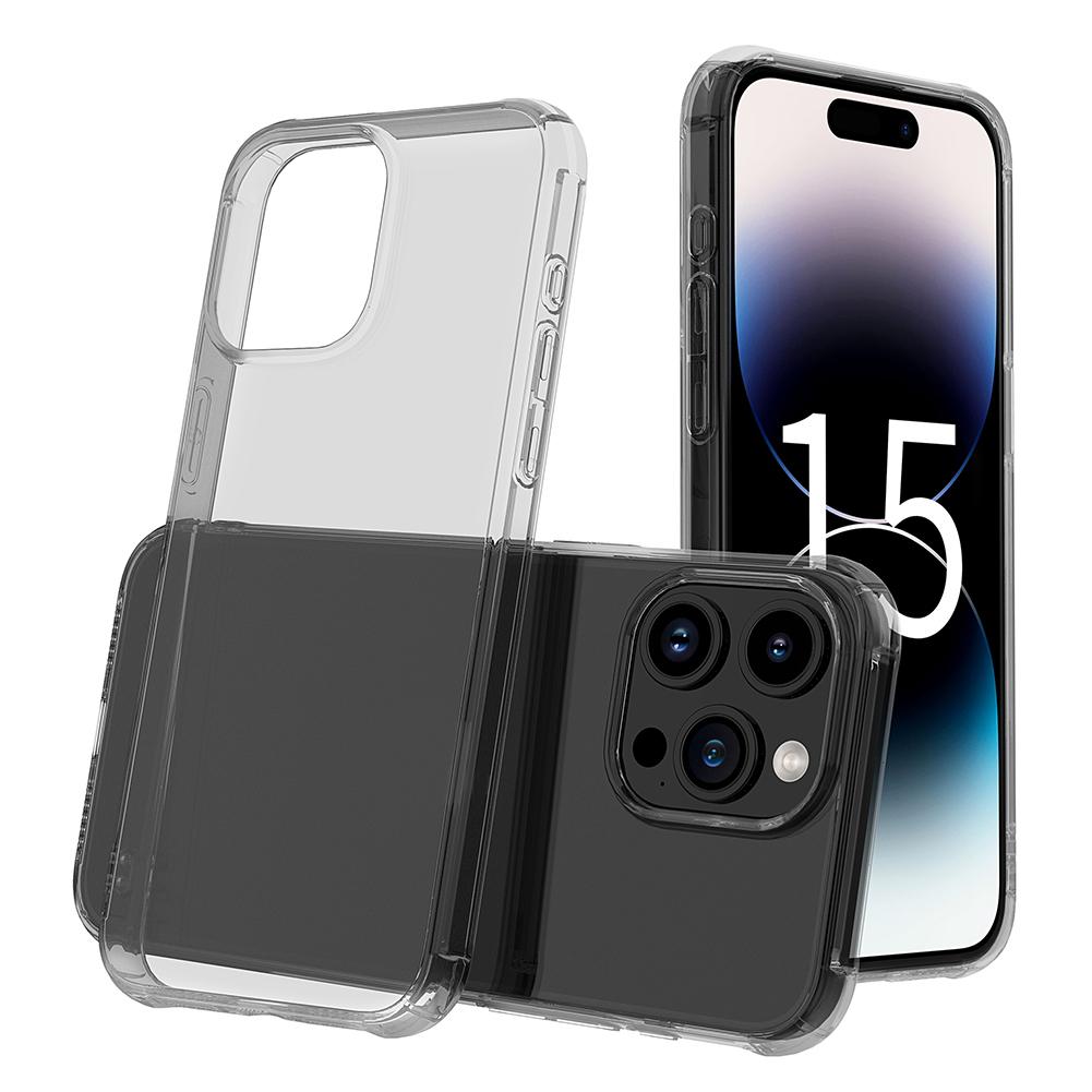 Clear Phone Case Soft TPU Protective Case Anti-Fall Shockproof Case Mobile Phone Case Cover for IPhone 15 Pro/15 Pro Max