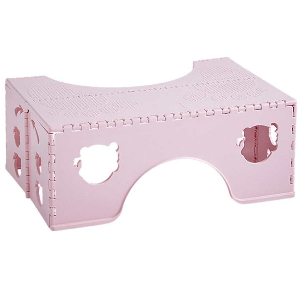 Foldable Squatty Stool Folding Stool For Proper Poop Posture Ergonomic Bathroom Accessory Adults Poop Footstool Toilet