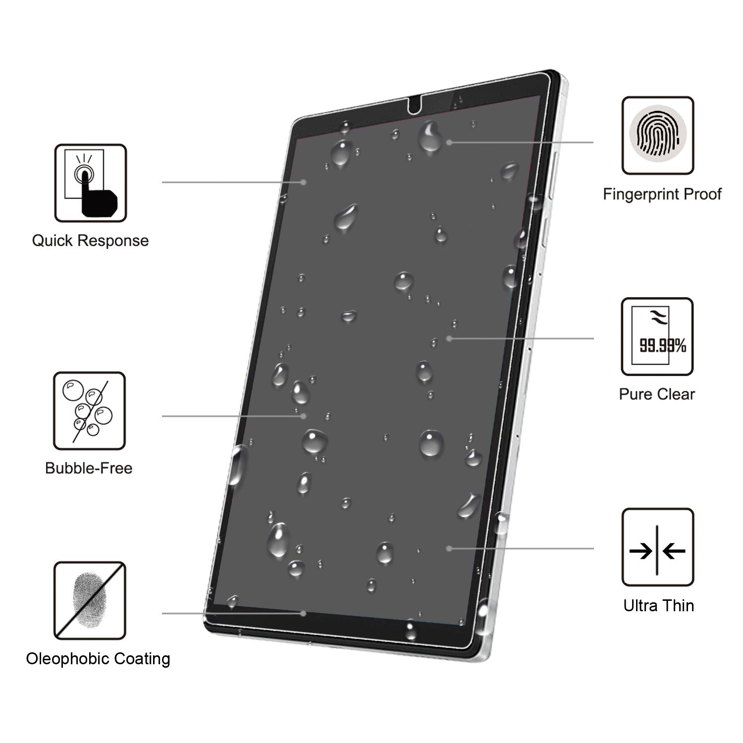 

Full Coverage 2.5D Arc Edge Tempered Glass Screen Protector Film for Lenovo Tab M10 HD Gen 2 TB-X306F/TB-X306X Type A