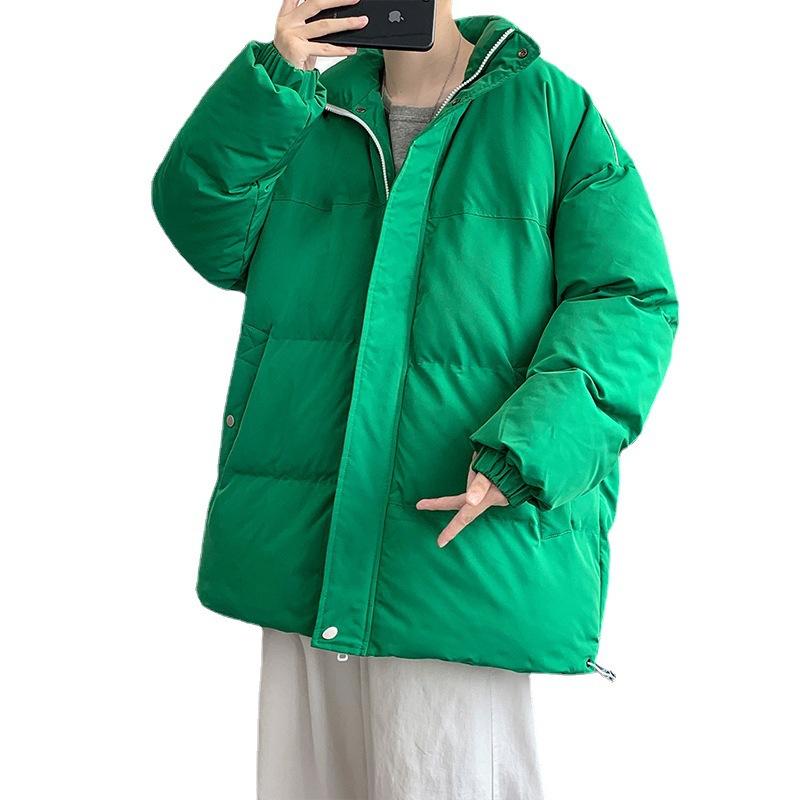 Velvet Cotton Light Board Couple Cotton-padded Clothes, Men's and Women's Cotton-padded Clothes, Solid Color Bread Clothes, Cotton-padded Jacket