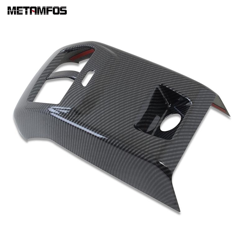 For Ford Focus -  2024 Carbon Fiber Rear Seat Air Condition Vent Outlet Cover Trim Frame Accessories Car Styling