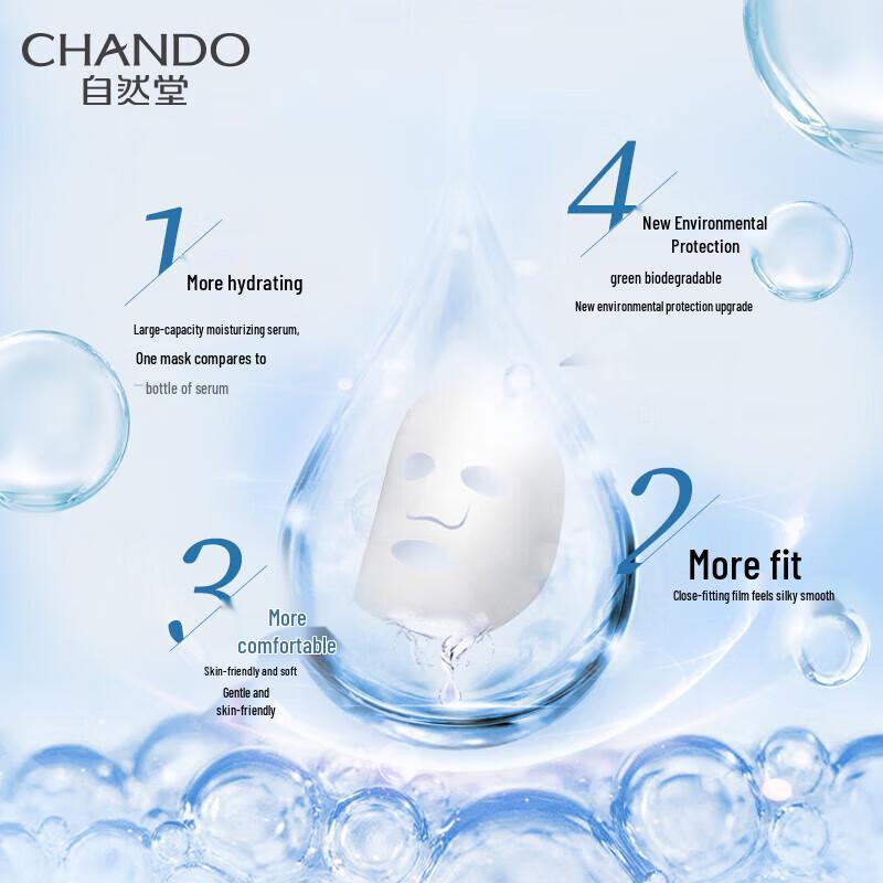 CHANDO Himalayan Snow Lotus Purple Grass Fine Pore Hydrating Mask