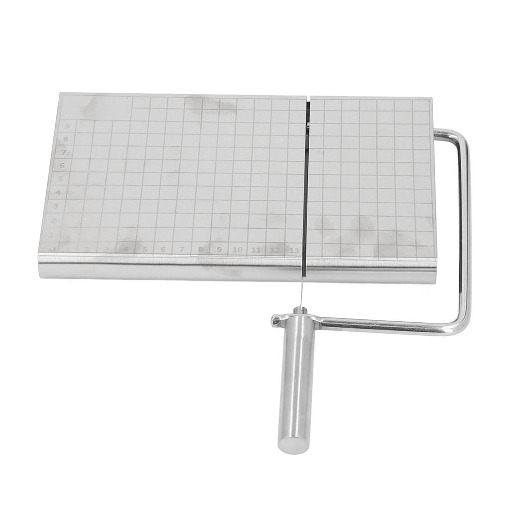 Käseschneidebrett aus Edelstahl mit 5 Ersatzdrähten, Mehrzweck-Präzisionswaage für Cheddar 