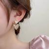 Luxus Kristall Herz Liebe Ohrstecker Für Frauen Mädchen Französisch Ins Vintage 2025 Mode Koreanisch Hochzeit Romantischer Schmuck Geschenke