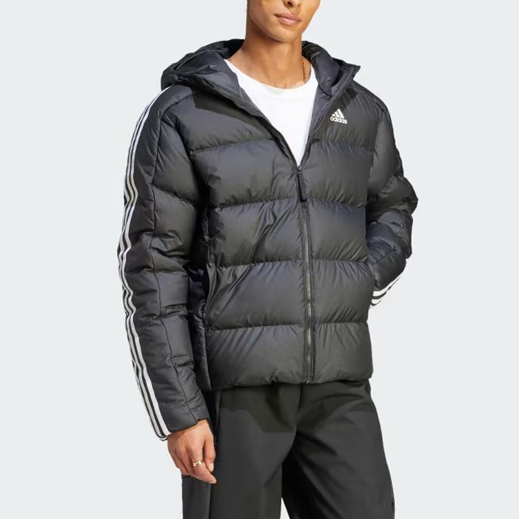 New Adidas Essential Down Jackets Men Black HZ4429