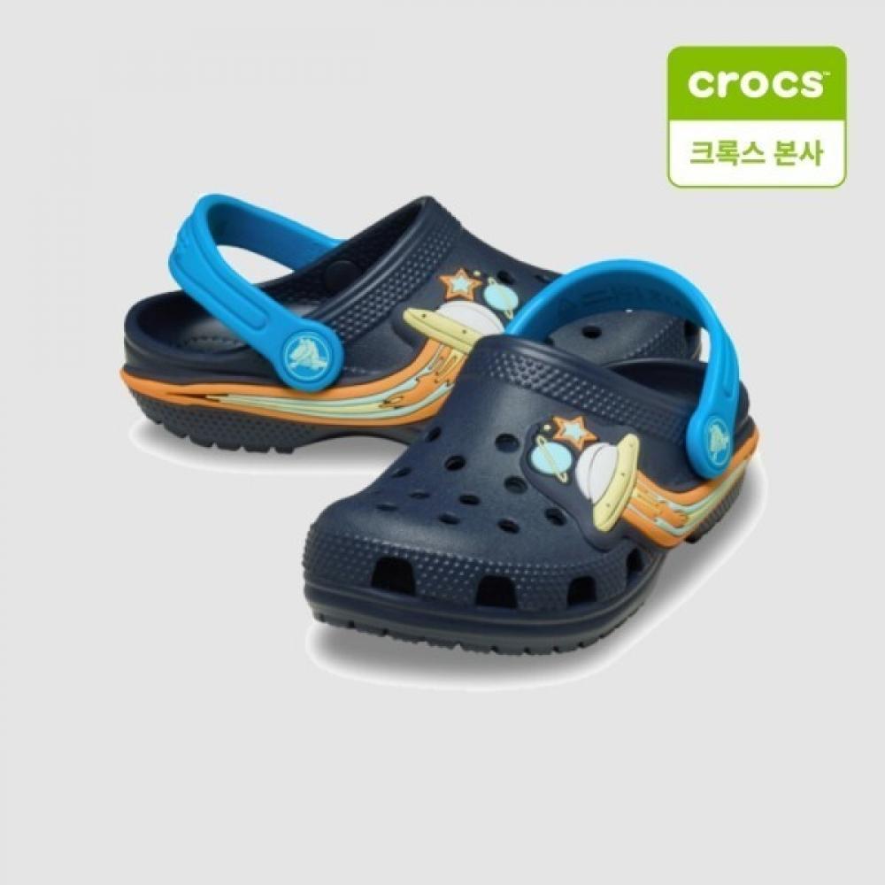 

Crocs Kids Shoes Classic Ufo Light Clog Toddler Navy 211623 410 navy/C8(150mm)