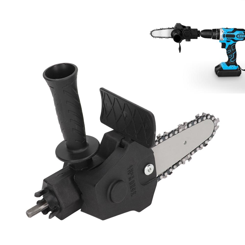Portable Set Electric Drill Adapter Modified Tool Portable Chainsaw Conversion Head Wood Cutting