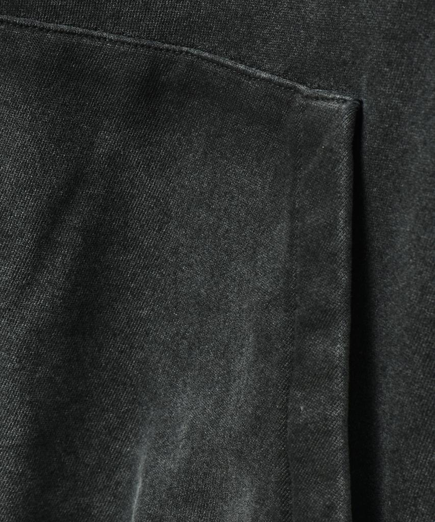 Vlad Hand Brush Applique Hoodie_Pigment Charcoal