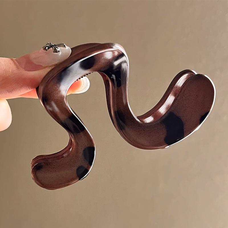 

Элегантный зажим-краб для высокой прически - Универсальный аксессуар для волос Женский Осень/Зима 2025