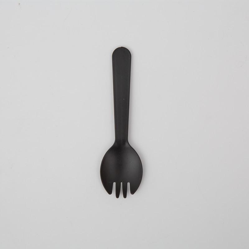 Colorful Dual-Purpose Disposable Plastic Spoons and Forks (100 Individually Packaged Pieces)