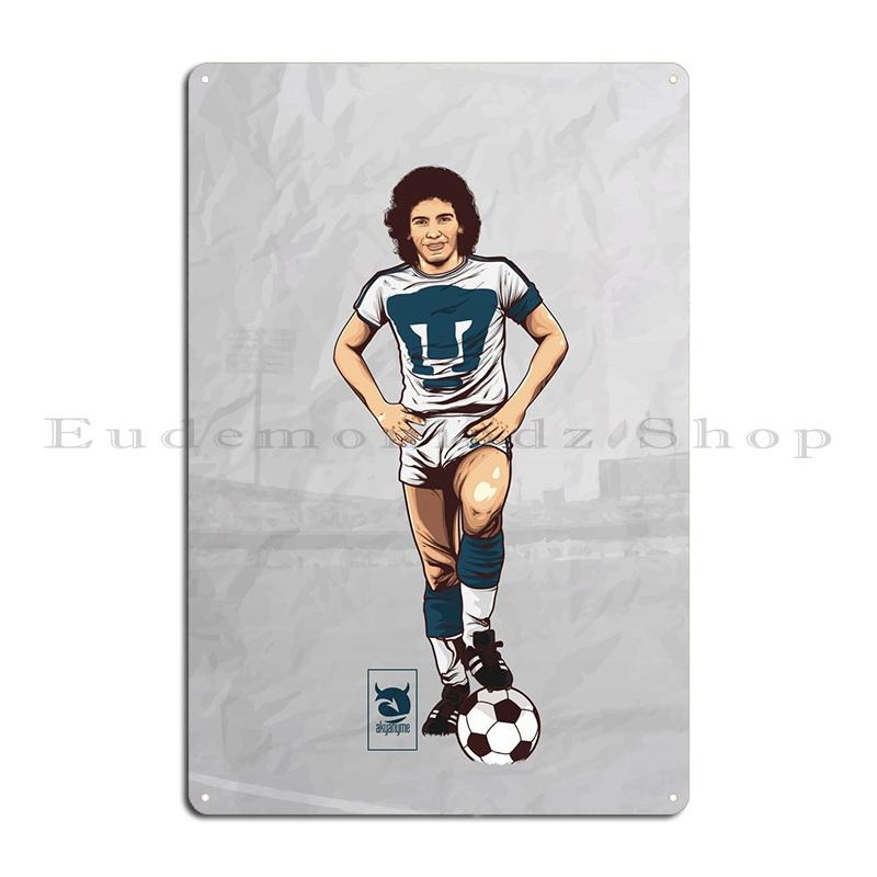 Hugo Sanchez Pumas Home Metal Plaque Cinema Cinema Kitchen Customize Wall Pub Tin Sign Poster