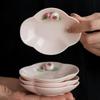 Boutique Jade Mud Powder Kneading Flower Coasters Creative Hot Pad for Coffee Cups Saucer Anti-scald Placemats Cup Holder Teaset