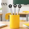 Standard Hex Pencil Accessories 30PCS Numbered Toppers, Reusable Prevent Confusion Labels, Primary School Organizing Tools Plastic Tracking
