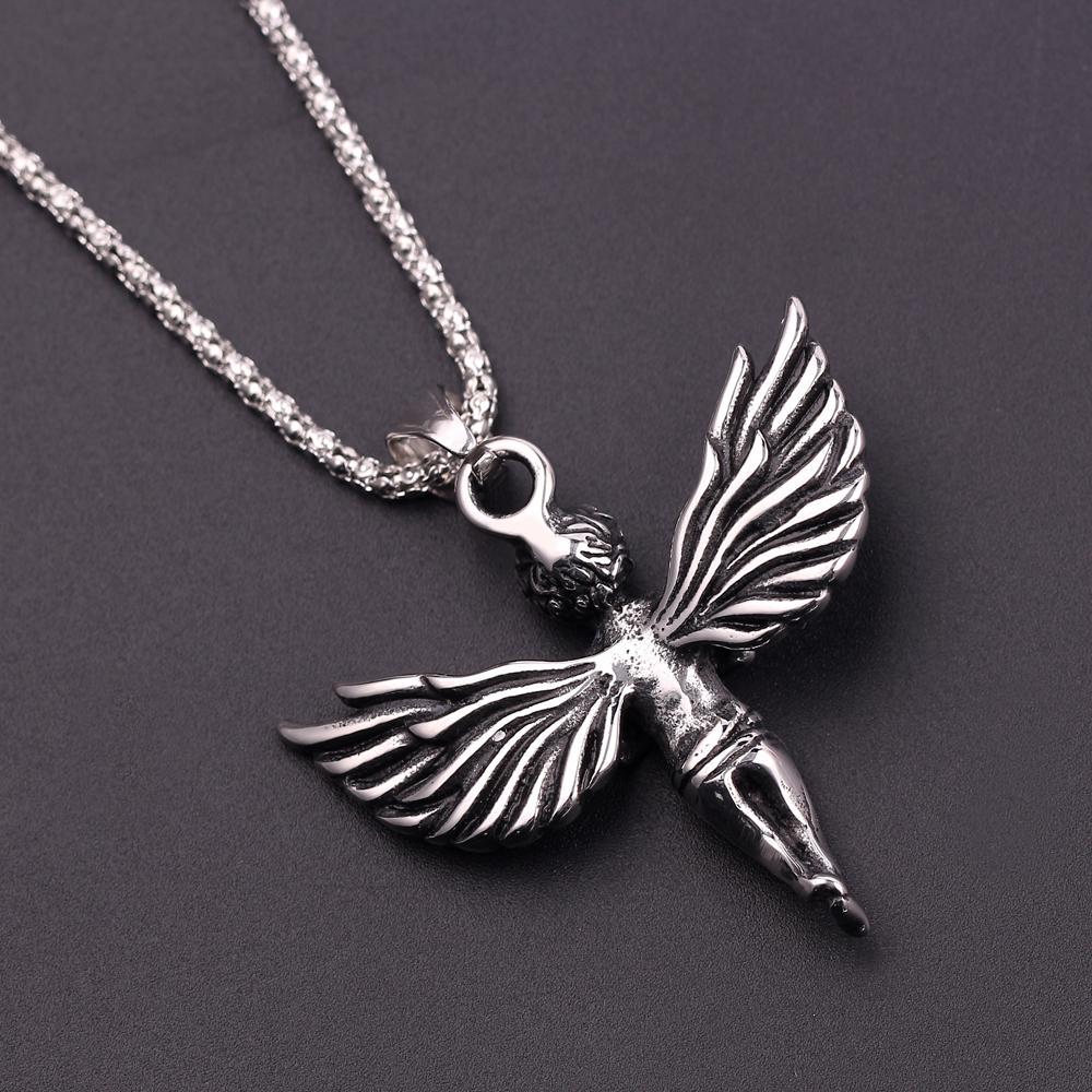 Moda mujeres joyería ángel alas larga cadena collar mariposa hada collar  para señora collar suéter larga cadena accesorios comprar a buen precio —  entrega gratuita, reseñas reales con fotos — Joom