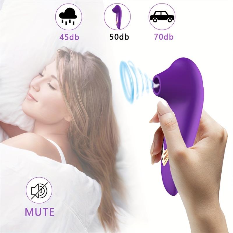 1pc Sucking Vibrator Female Sex Toy Vibrator Couple Flirting Sex Toy Rechargeable Clitoral Suction Stimulator Adult Supplies