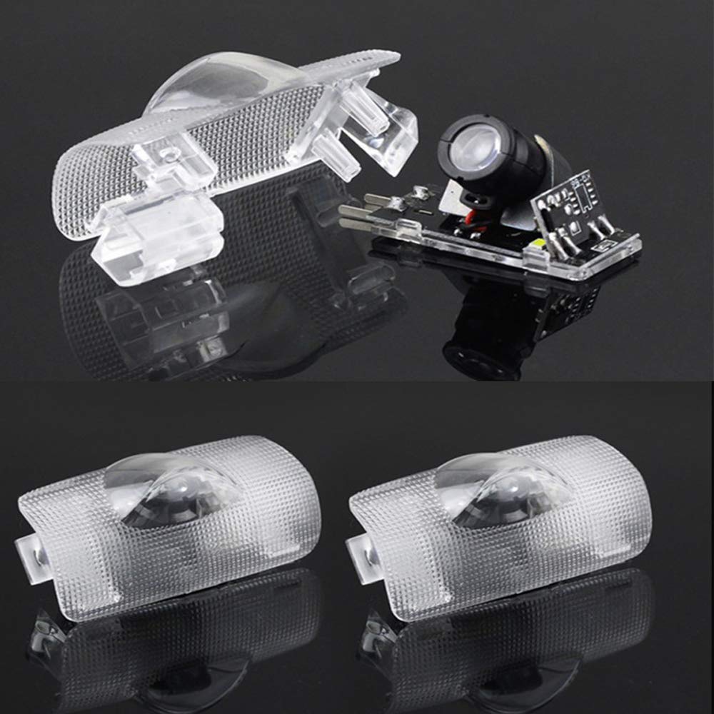XZFLQ Courtesy Lamp for Toyota Alphard with LED Door ALPHARD LED Courtesy Lamp for Toyota Alphard with Logo 2-Piece (30 Series) Logo, High-Brightness